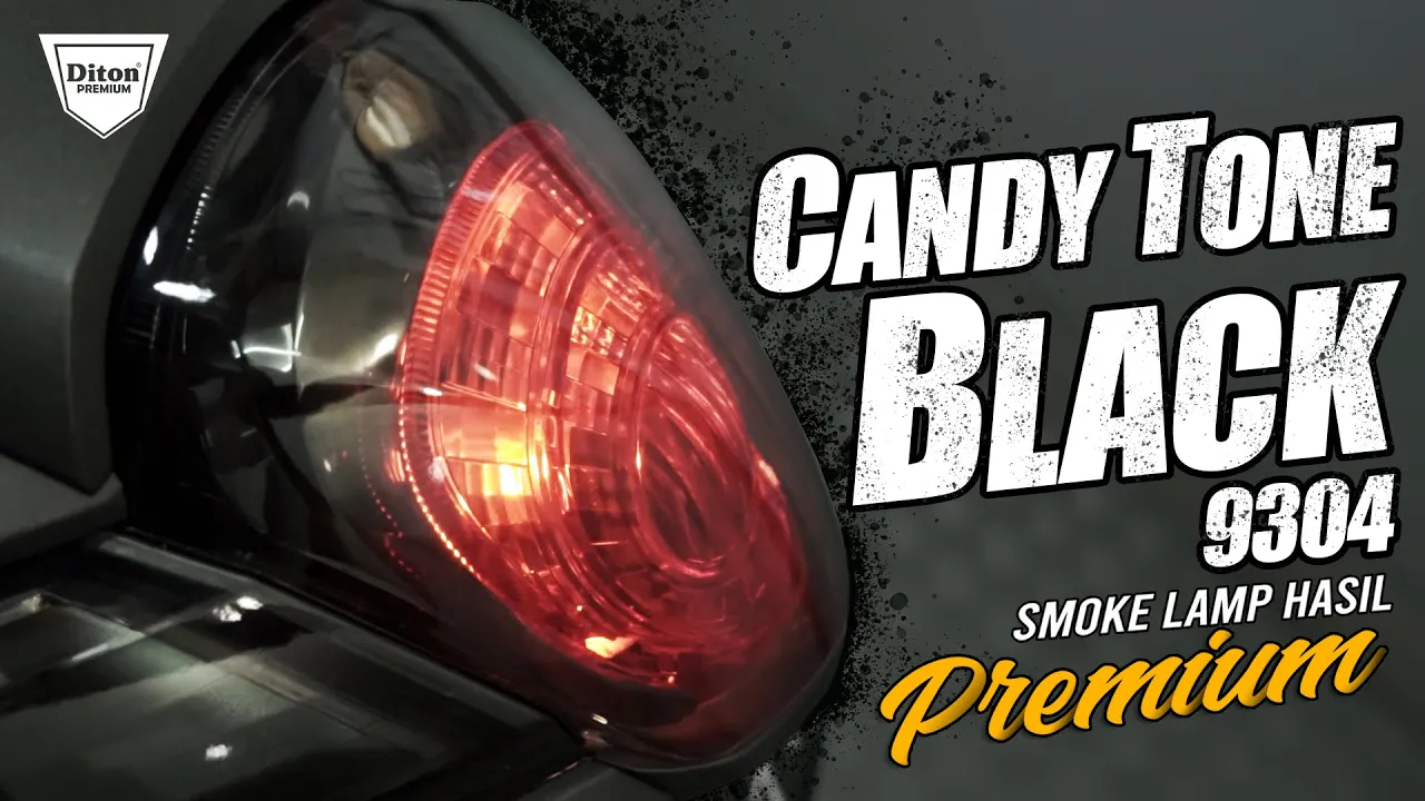 TUTORIAL SMOKE LAMP BIKIN MOTOR LO MAKIN PREMIUM |CANDY TONE BLACK 9304🔥