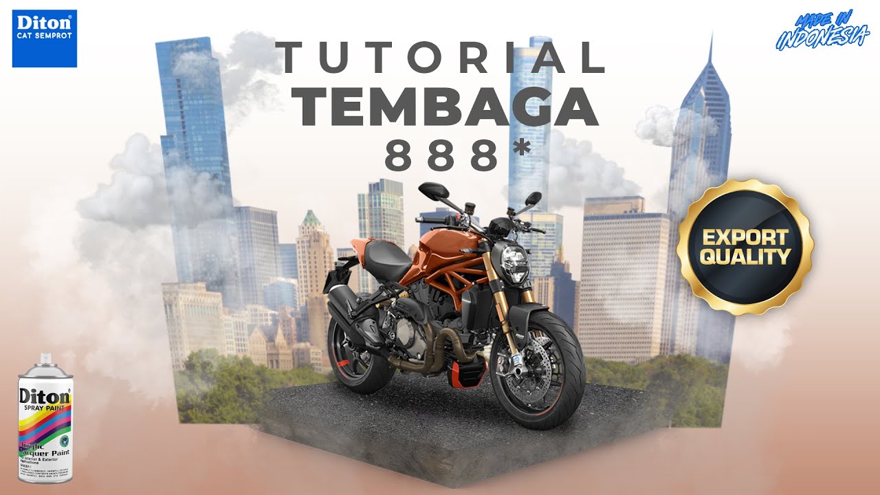 VIRAL WARNA TEMBAGA 888* | VIDEO TUTORIAL DITON SPRAY PAINT