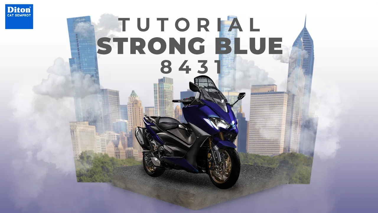 VIRAL WARNA STRONG BLUE 8431 | VIDEO TUTORIAL DITON SPRAY PAINT