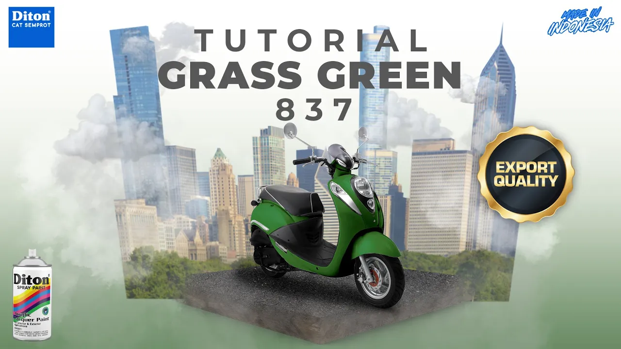 VIRAL WARNA GRASS GREEN 830 | VIDEO TUTORIAL DITON SPRAY PAINT