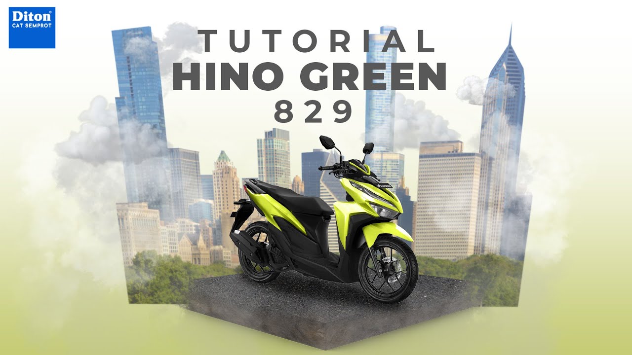 TUTORIAL REPAINT WARNA HINO GREEN 829 | DITON SPRAY PAINT