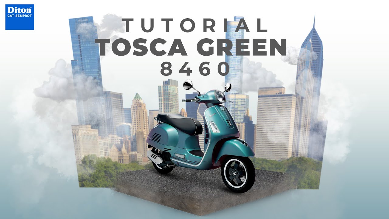 VIRAL WARNA TOSCA GREEN 8460 | VIDEO TUTORIAL DITON SPRAY PAINT