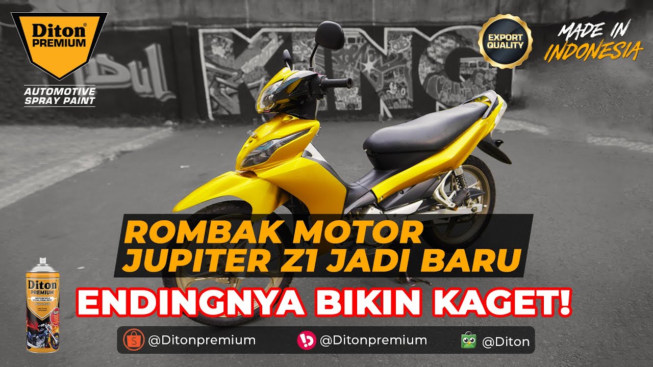 REPAINT MOTOR YAMAHA JUPITER Z1 BACK TO ORIGINAL PAINT | EPS.5 SPRAYN'RIDE DITON PREMIUM