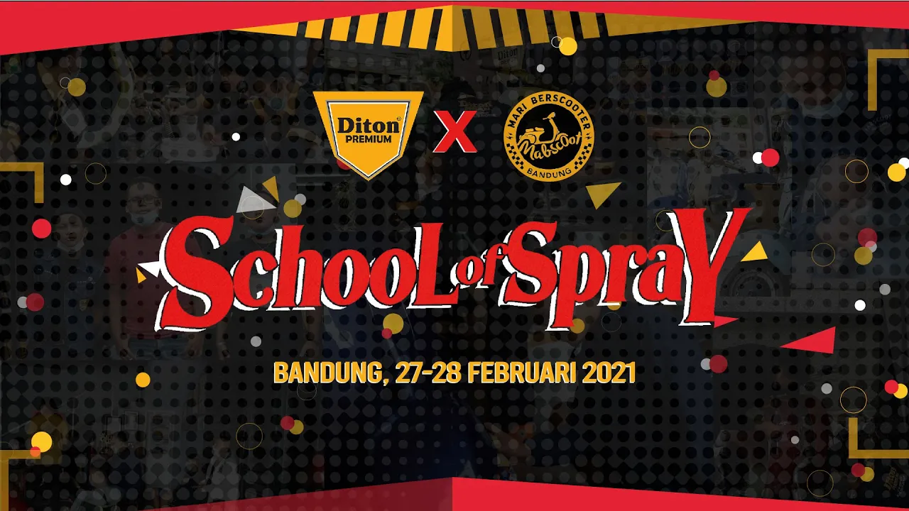 PELATIHAN PENGECATAN DITON PREMIUM X MABSCOOT BANDUNG - SCHOOL OF SPRAY 🔥