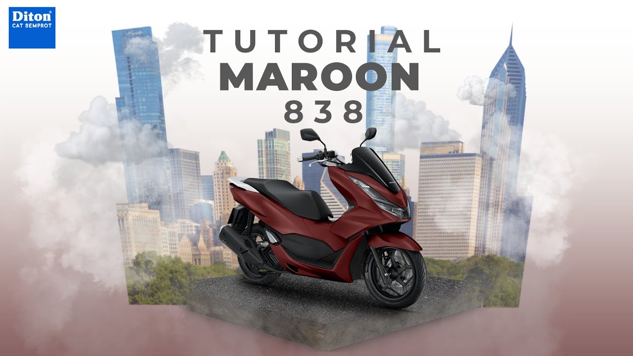 VIRAL WARNA MAROON 838 | VIDEO TUTORIAL DITON SPRAY PAINT