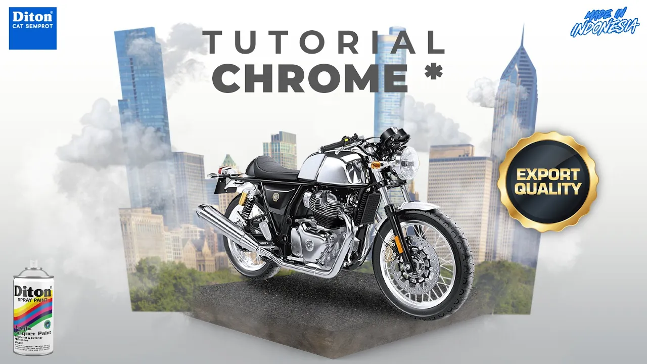 VIRAL WARNA CHROME* | VIDEO TUTORIAL DITON SPRAY PAINT