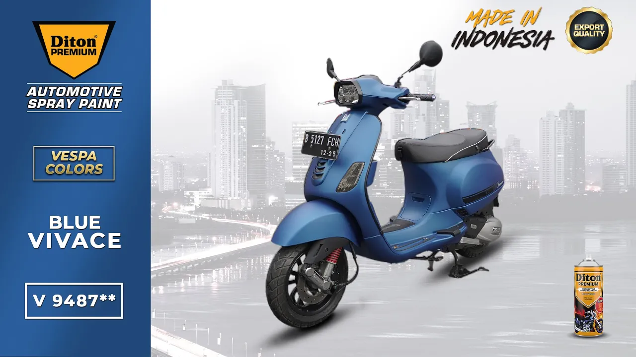 VIRAL WARNA VESPA BLUE VIVACE V 9487** | DITON PREMIUM