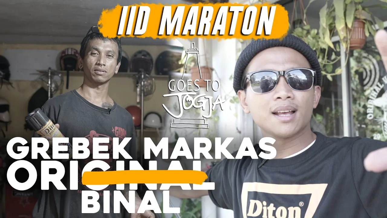 HELM LOKAL YANG SUDAH MENDUNIA PAKAI DITON PREMIUM! | IID MARATON GOES TO JOGJA ft DONI TIKUS Eps.11