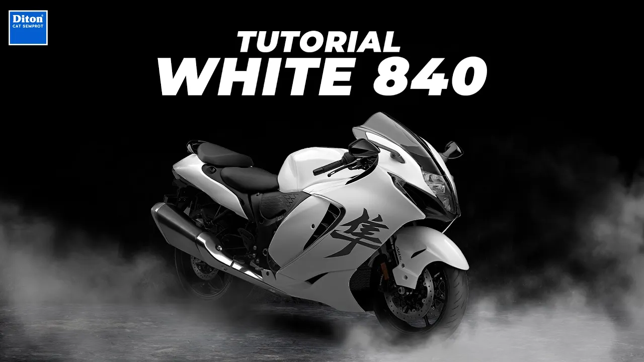 TUTORIAL REPAINT WARNA WHITE 840 | DITON SPRAY PAINT