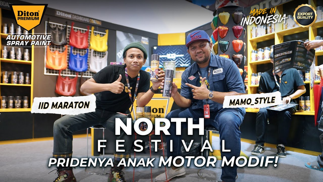 NORTH FESTIVAL, PRIDENYA ANAK MOTOR MODIF! | IID MARATON X MAMO STYLE