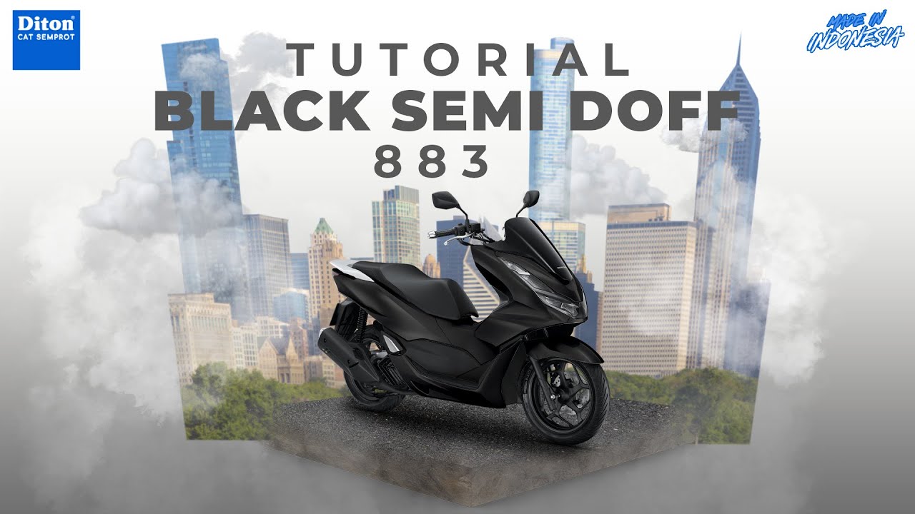 VIRAL WARNA BLACK SEMI DOFF 883 | VIDEO TUTORIAL DITON SPRAY PAINT