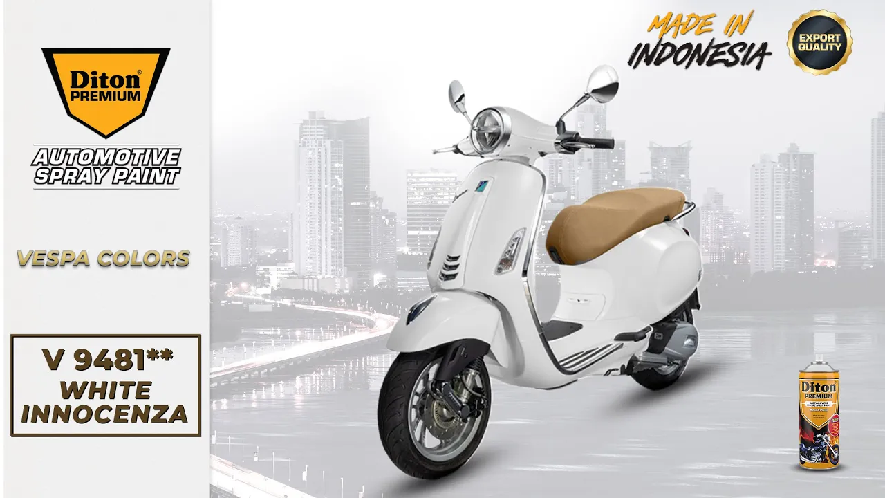 VIRAL WARNA VESPA WHITE INNOCENZA V 9481** | DITON PREMIUM