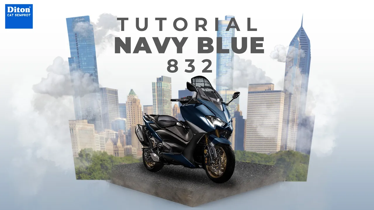 VIRAL WARNA NAVY BLUE 832 | VIDEO TUTORIAL DITON SPRAY PAINT