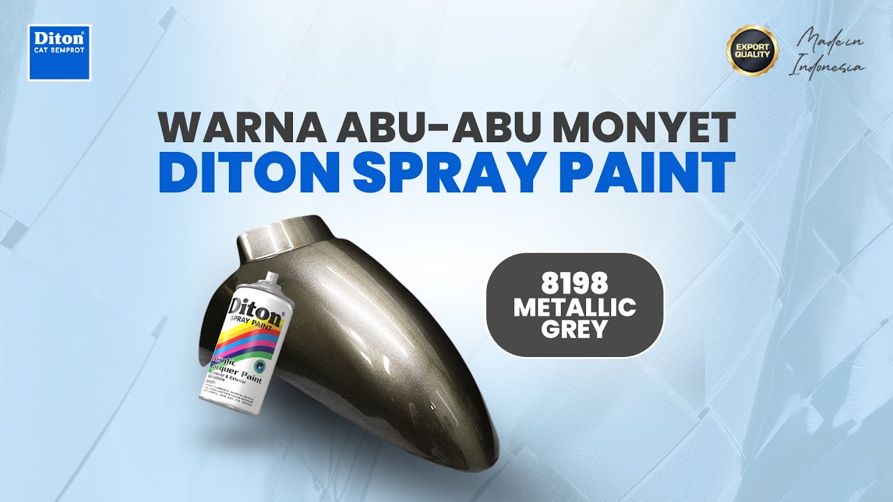 VIRAAALLL !! (VIDEO TUTORIAL) WARNA ABU ABU MONYET✨| DITON SPRAY PAINT