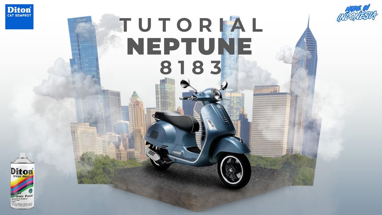 VIRAL WARNA NEPTUNE 8183 | VIDEO TUTORIAL DITON SPRAY PAINT