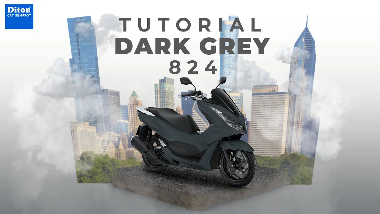 VIRAL WARNA DARK GREY 824 | VIDEO TUTORIAL DITON SPRAY PAINT