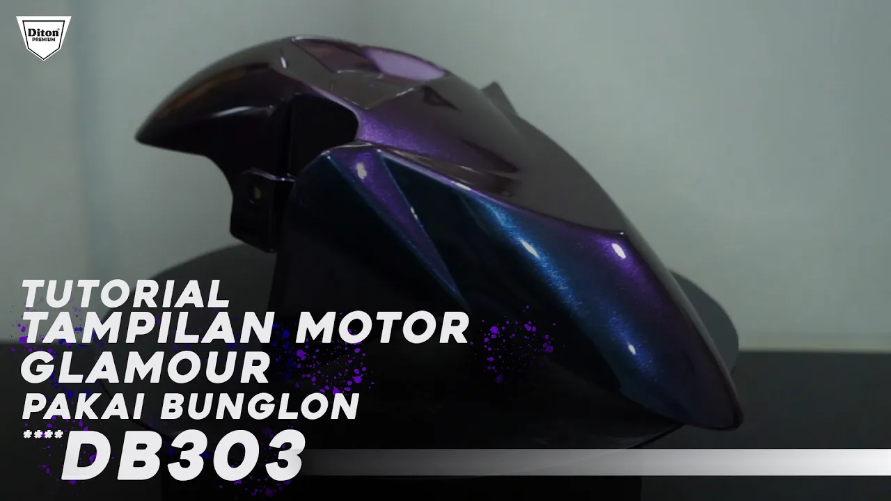 TUTORIAL PENGECATAN BUNGLON 3D PAINT DB 303 - BIKIN MOTOR AUTO GLAMOUR