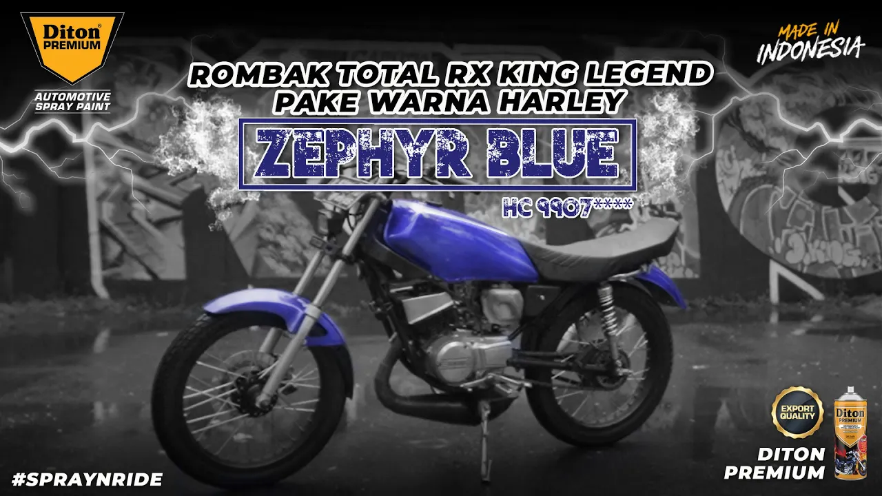 ROMBAK TOTAL RX KING LEGEND PAKE ZEPHYR BLUE HC 9907**** | SPRAYN'RIDE EPS.3 DITON PREMIUM