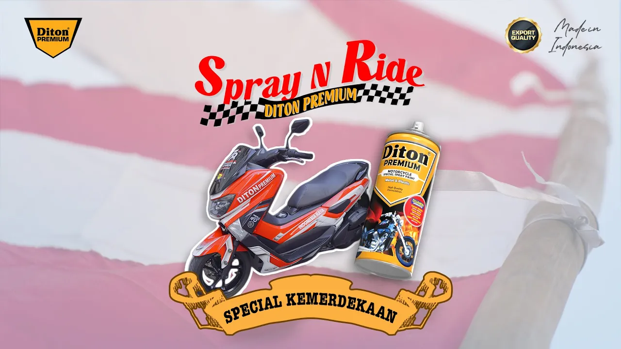 SPRAYN'RIDE SPESIAL DIRGAHAYU KE-78 REPUBLIK INDONESIA | DITON PREMIUM