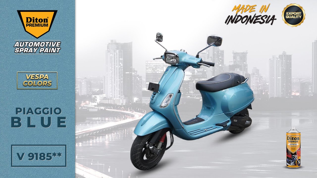 VIRAL WARNA VESPA PIAGGIO BLUE V 9185** | DITON PREMIUM