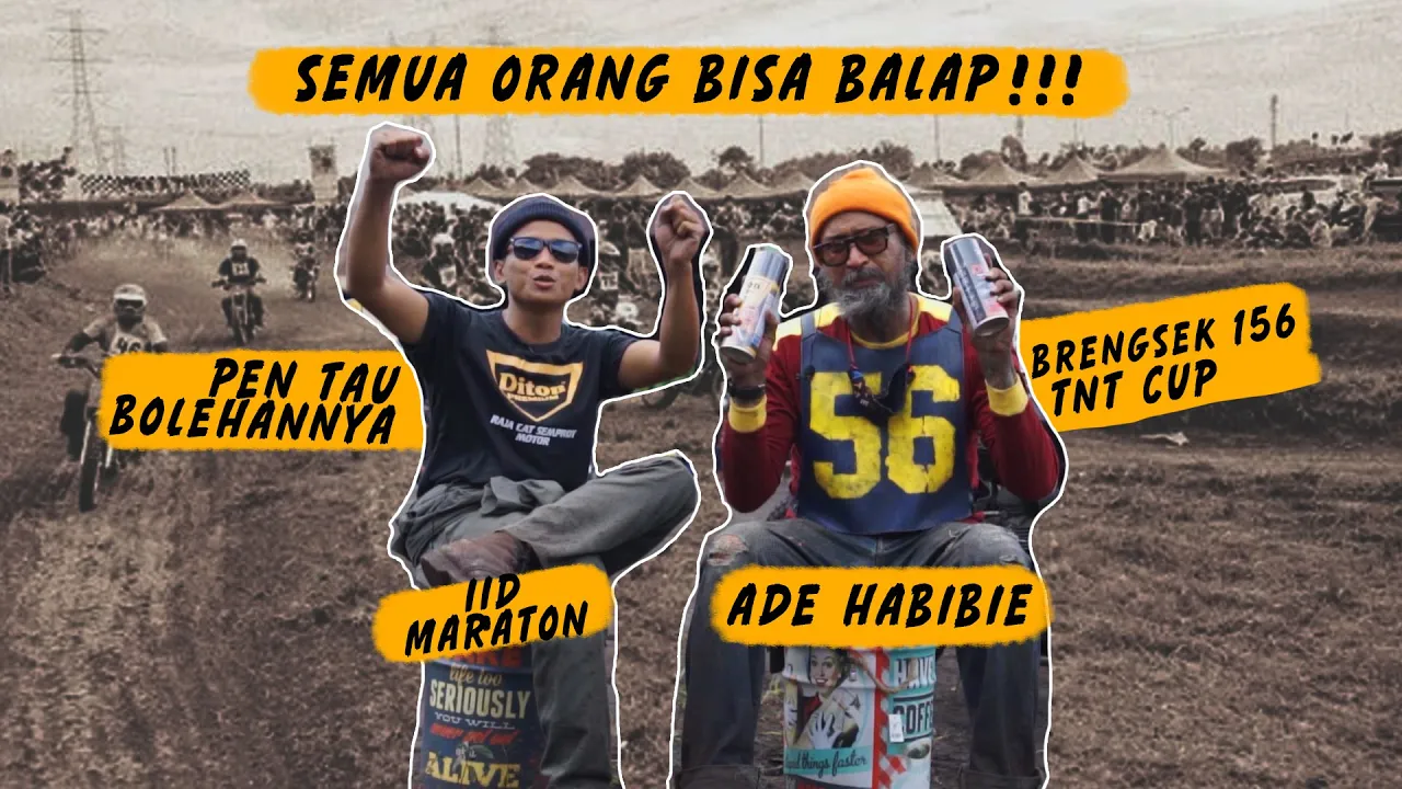 DARI VESPA SAMPE MOTOR RATUSAN JUTA DIPAKE BALAPAN TRACK TANAH !! | IID MARATON ft ADE HABIBIE Eps.9