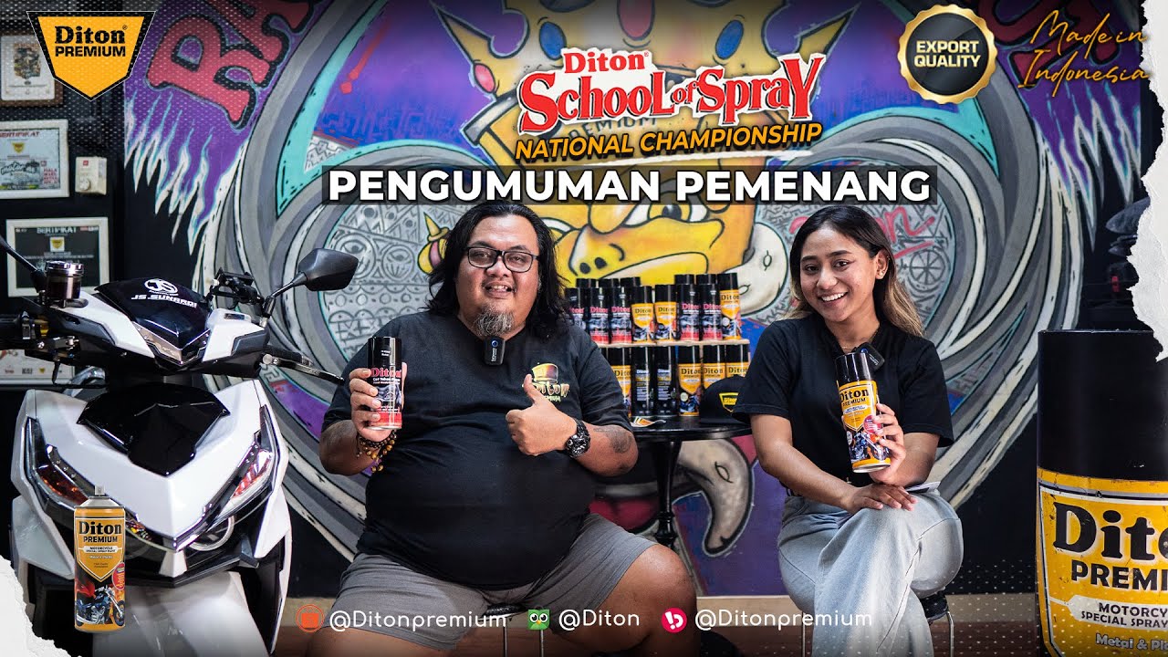 PENGUMUMAN PEMENANG “DITON SCHOOL OF SPRAY NATIONAL CHAMPIONSHIP 2023” | DITON PREMIUM