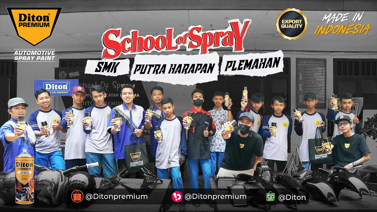 SCHOOL OF SPRAY AT SMK PUTRA HARAPAN PLEMAHAN | DITON PREMIUM