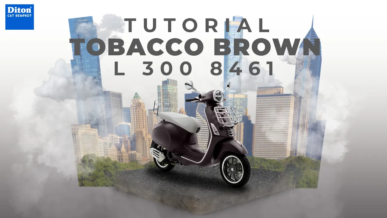 VIRAL WARNA TOBACCO BROWN L300 8461 | VIDEO TUTORIAL DITON SPRAY PAINT