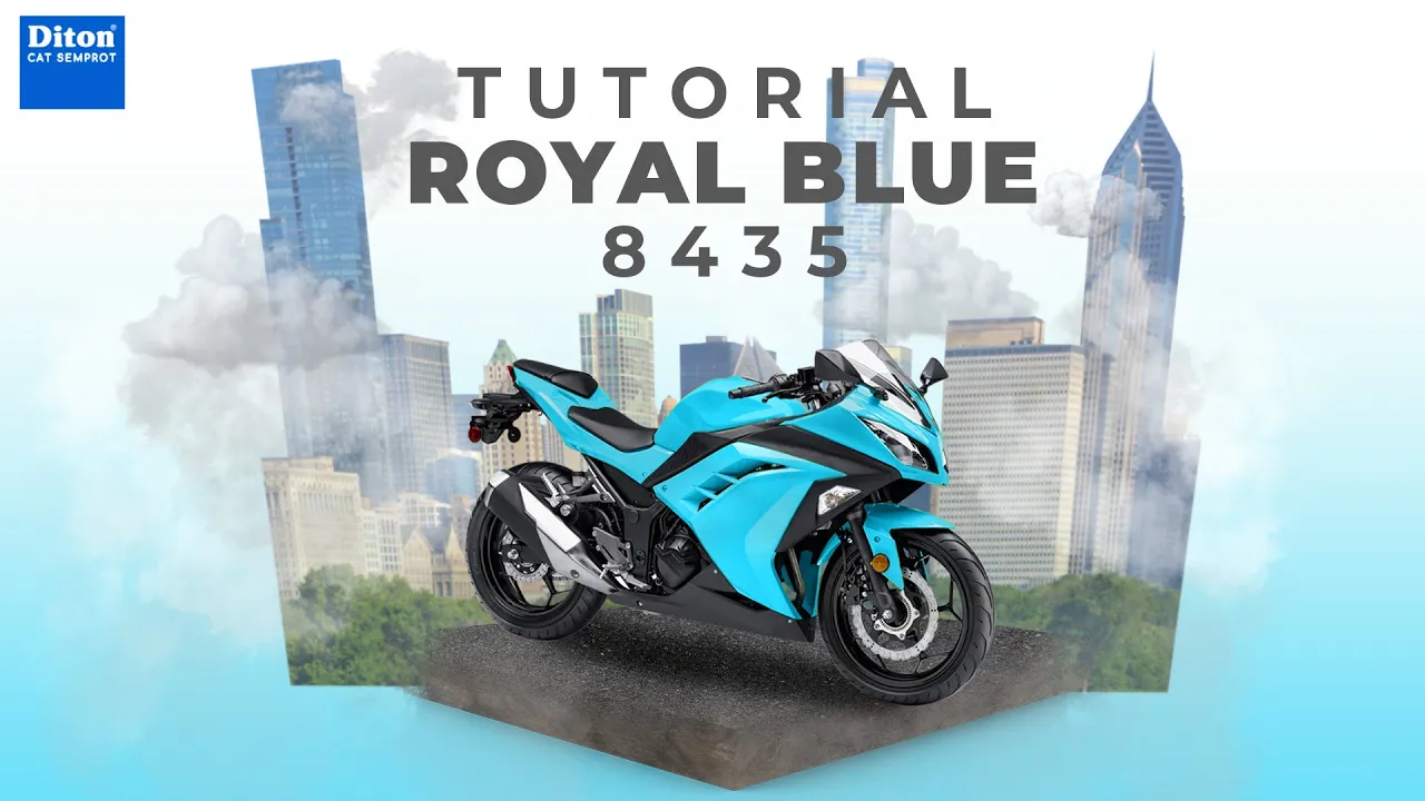 VIRAL WARNA ROYAL BLUE 8435 | VIDEO TUTORIAL DITON SPRAY PAINT