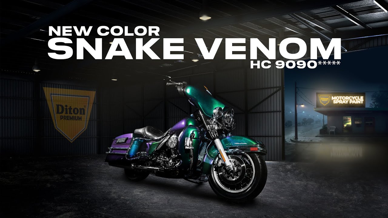 LAUNCHING HARLEY DAVIDSON COLOR - SNAKE VENOM | DITON PREMIUM