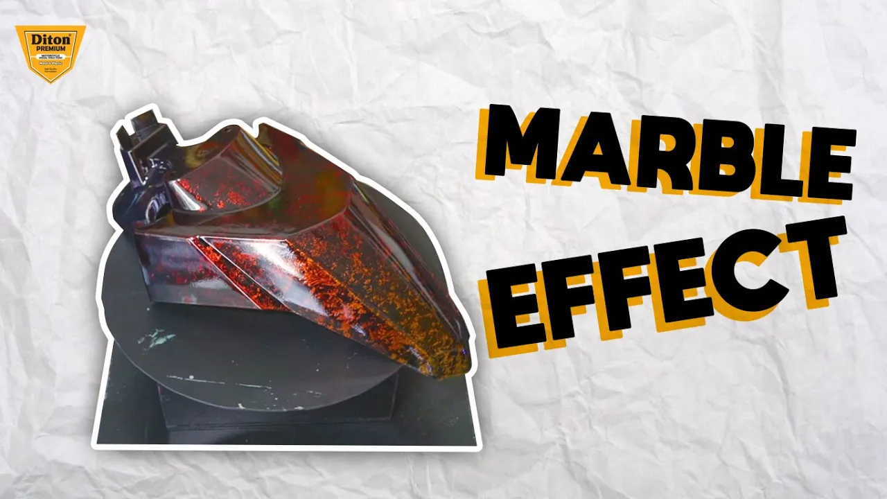 TUTORIAL : PENGAPLIKASIAN MARBLE EFFECT MENGGUNAKAN DITON PREMIUM