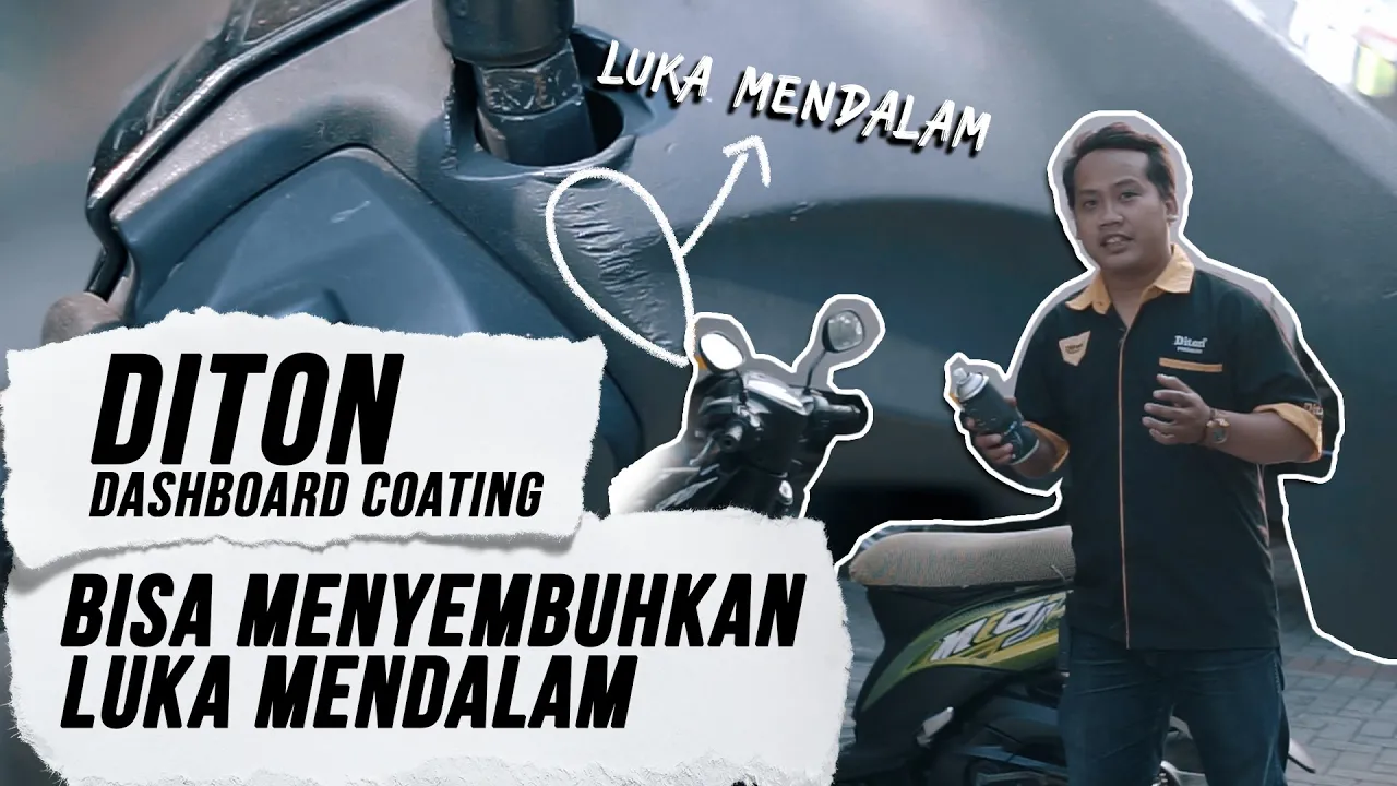 VIRAL! DITON DASHBOARD COATING MENYEMBUHKAN LUKA MENDALAM