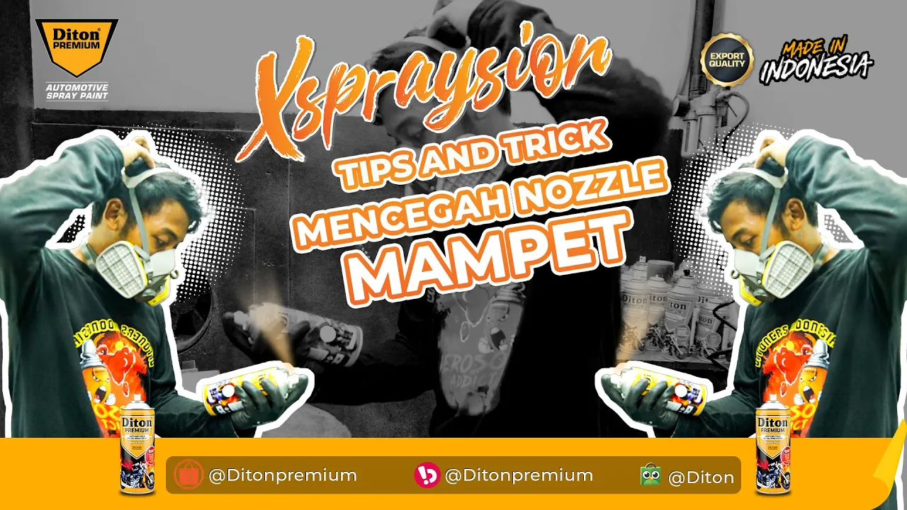 XSPRAYSION EPS. 1 - TIPS NOZZLE CAT SEMPROT GAK MAMPET!