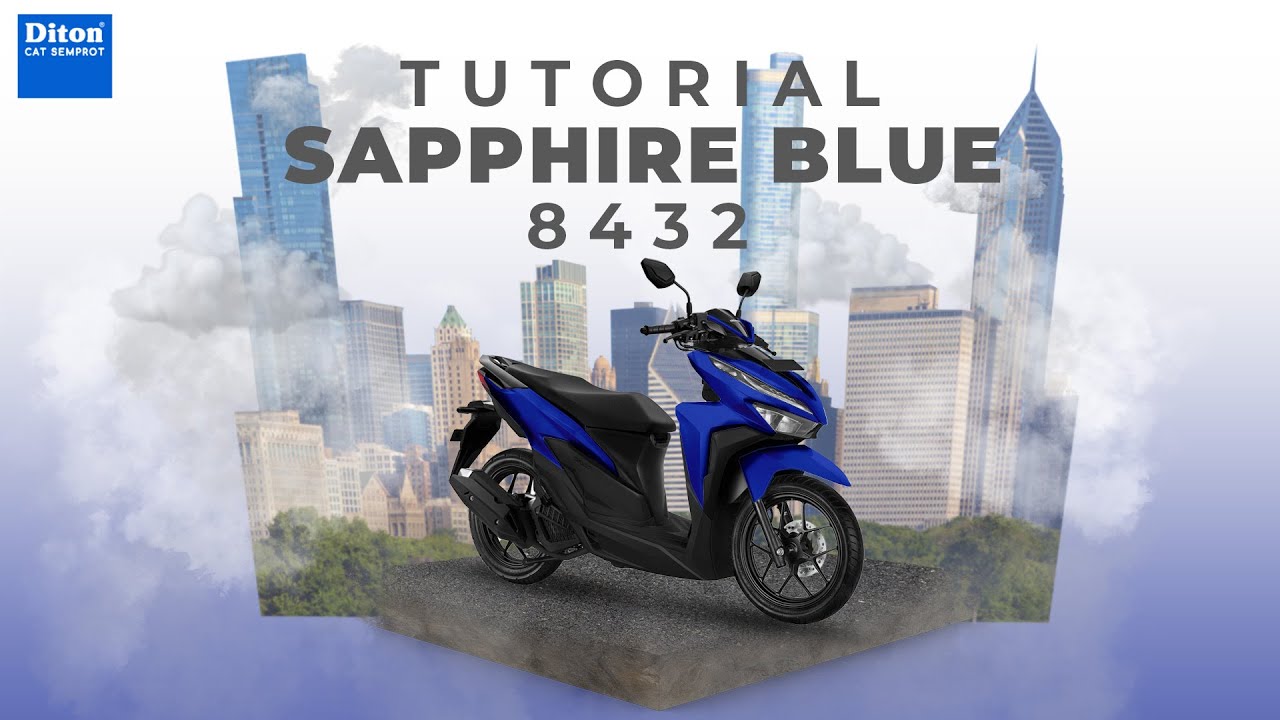 VIRAL WARNA SAPPHIRE BLUE 8432 | VIDEO TUTORIAL DITON SPRAY PAINT